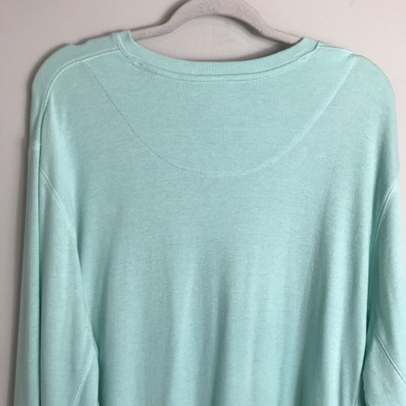 Charleston Threads Men's Pullover V-Neck Sweatshirt-Light Green-XL - Picture 6 of 6